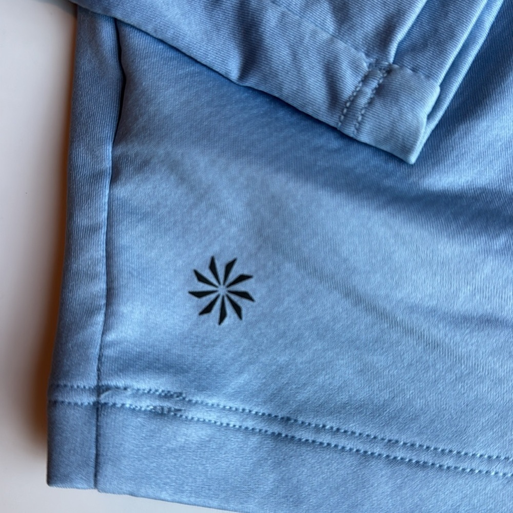 Athleta whistler sky blue mock neck top size XS - Picture 4 of 9